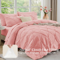 JOLLYVOGUE comforter edge stitching close view emphasizing secure seams and longevity