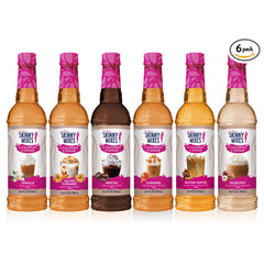Jordan's Skinny Mixes vanilla latte in use, creates café flavor at home