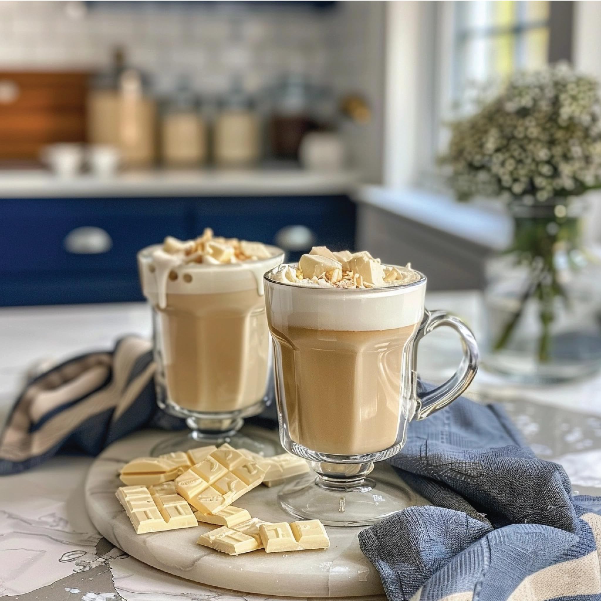 Jordan's Skinny Mixes used in an iced latte for dessert-style flavor without added sugar