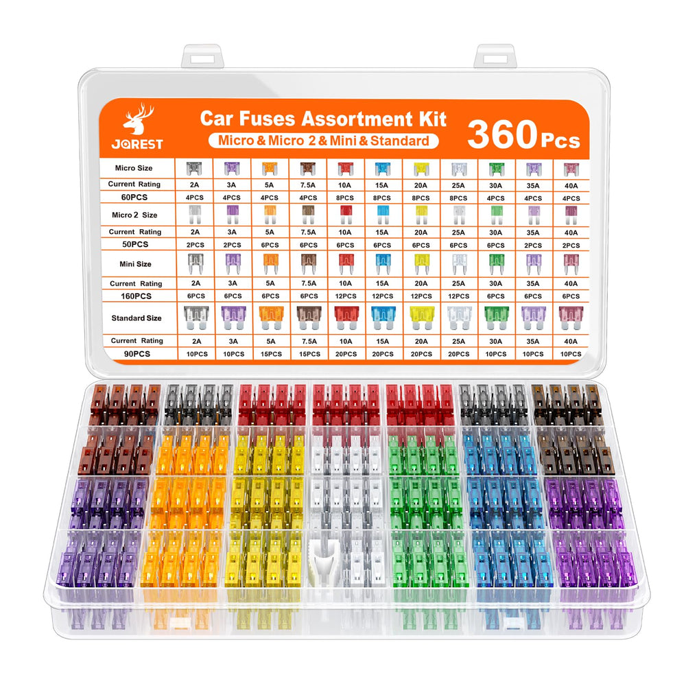 Jorest front closed organizer showing compact, transportable fuse kit