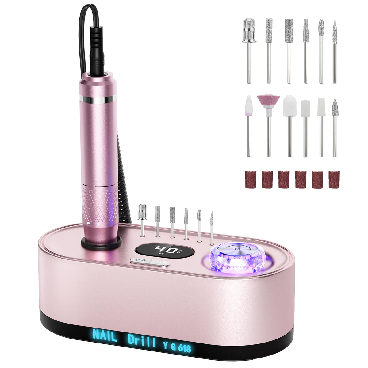 JOSGLOI front unit and handpiece showing compact base and pen for efficient control