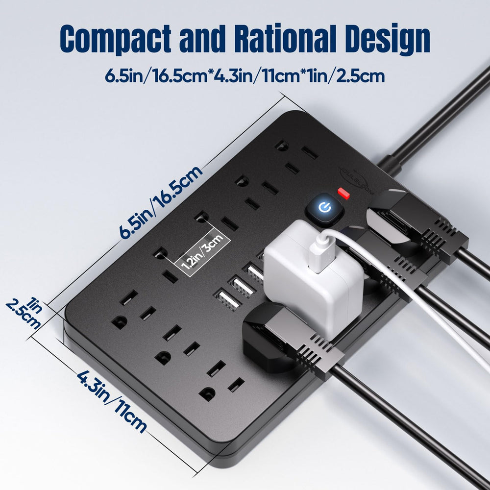 JouleLoom USB‑A and USB‑C ports visible for fast device charging without adapters