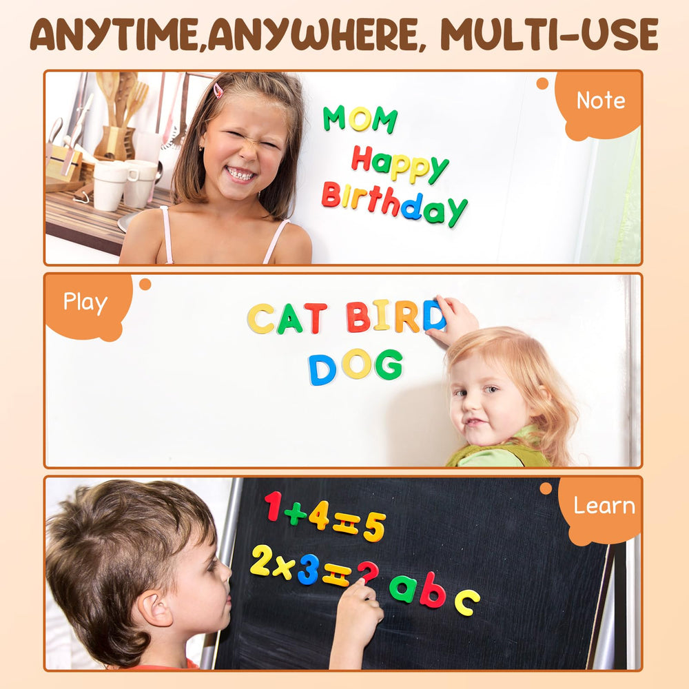 JoyCat letters beside ruler showing size scale to ensure safety and ease of handling