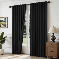 Joydeco front full-panel view showing full blackout and elegant drape
