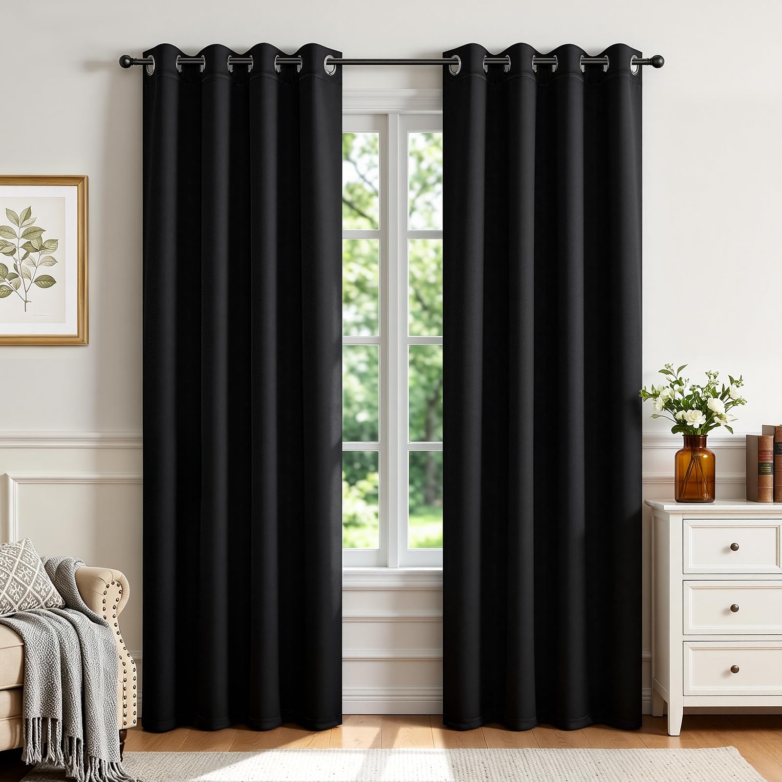 Joydeco front packaging showing two 84in panels and benefits