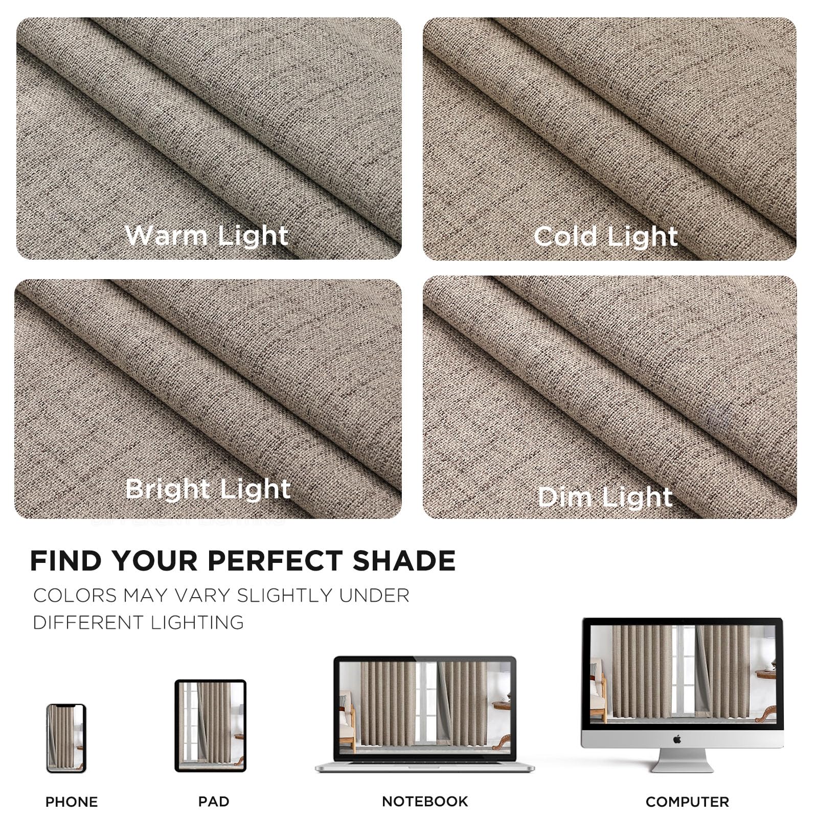 Joydeco packaged panels with label for easy identification and care