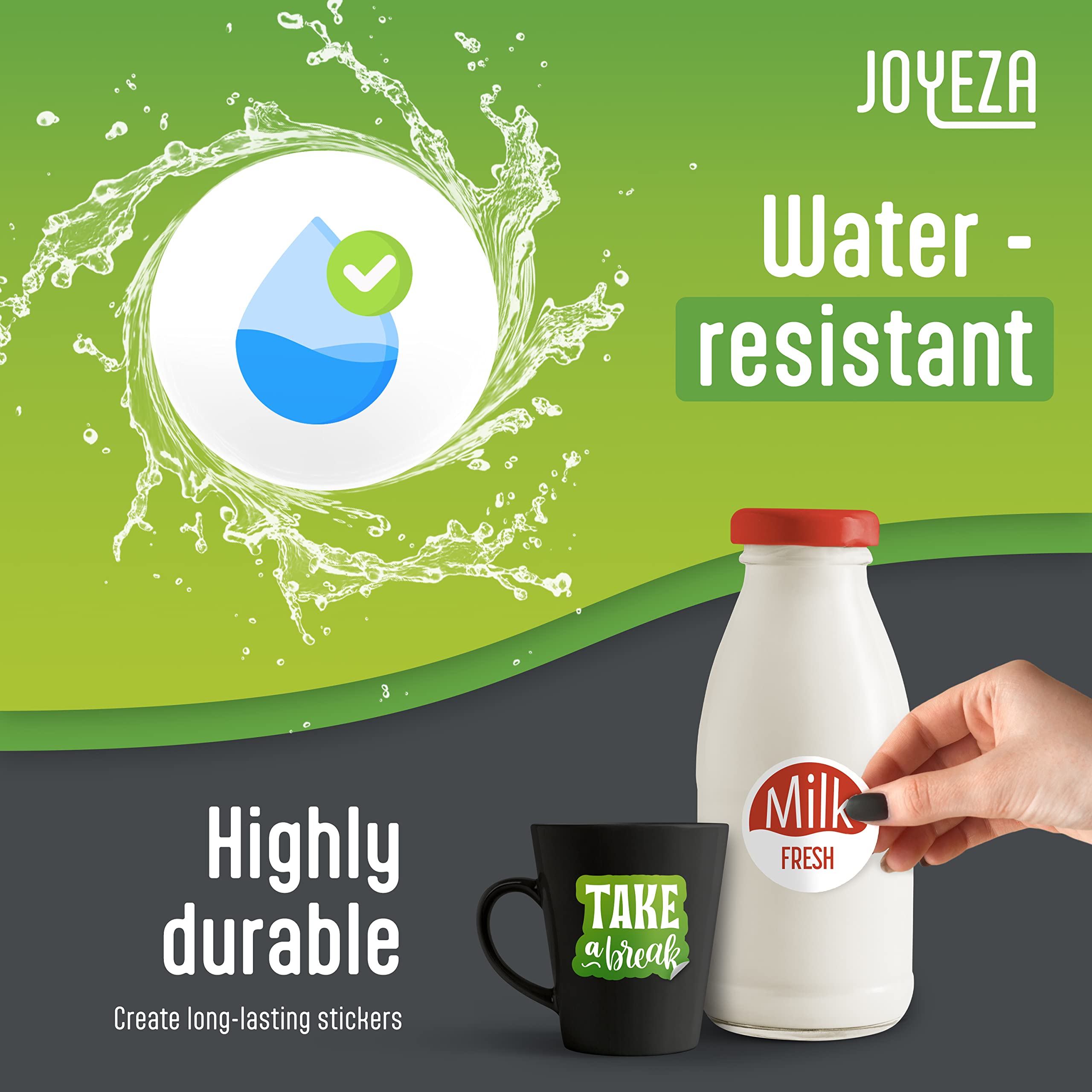 JOYEZA peeling backing for easy release and precise cuts