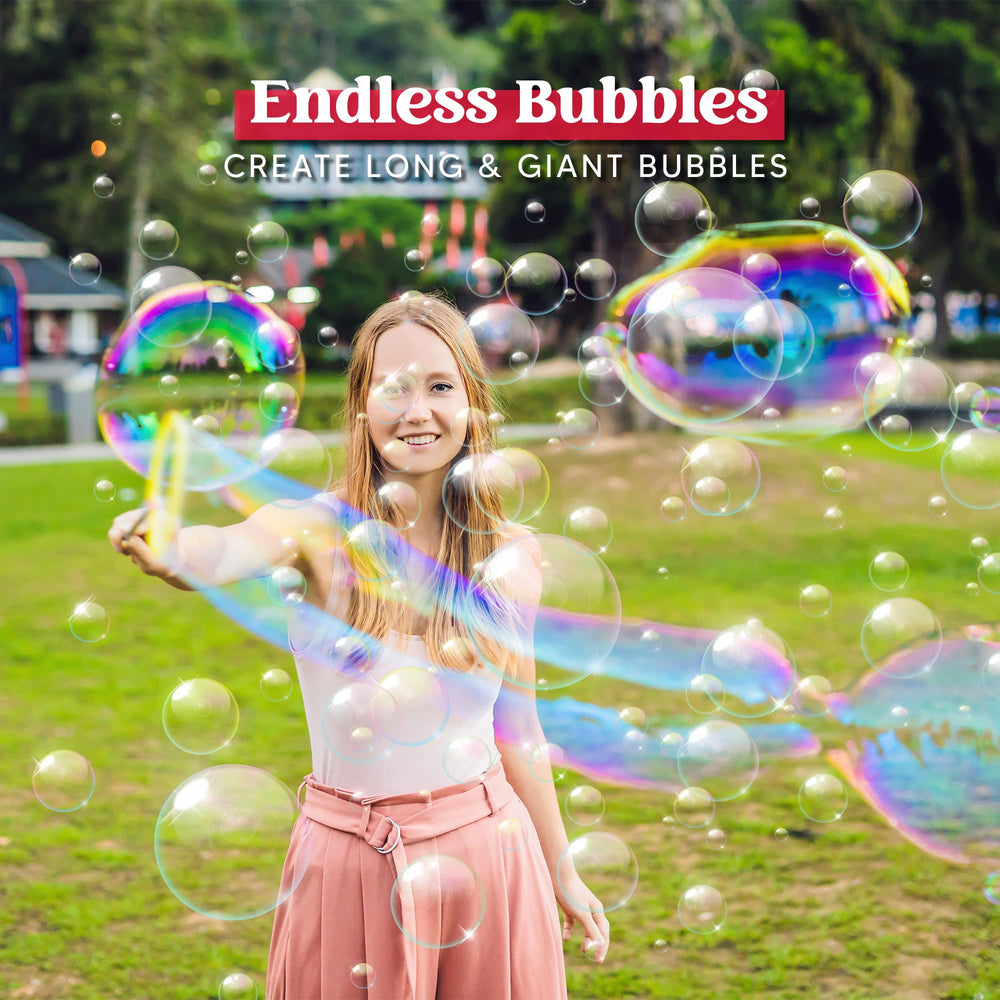JOYIN beach party scene with colorful bubbles enhancing atmosphere
