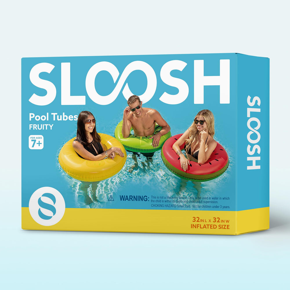 JOYIN pool party scene with rings showing festive atmosphere and easy styling