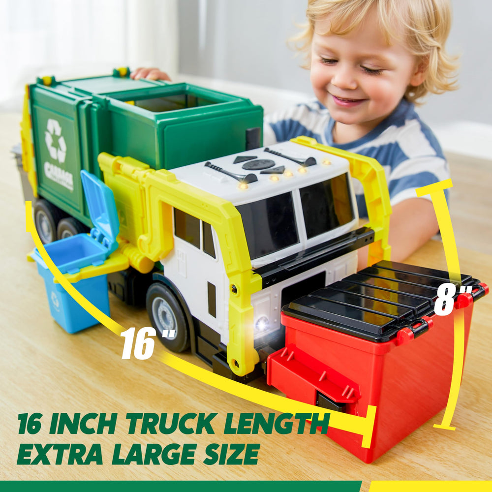 JOYIN rear trunk mid-dump demonstrating versatile play actions