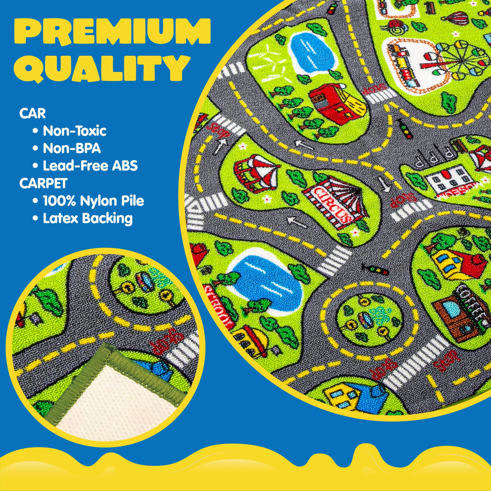 JOYIN vehicle next to a child’s hand showing size and easy-grip benefit