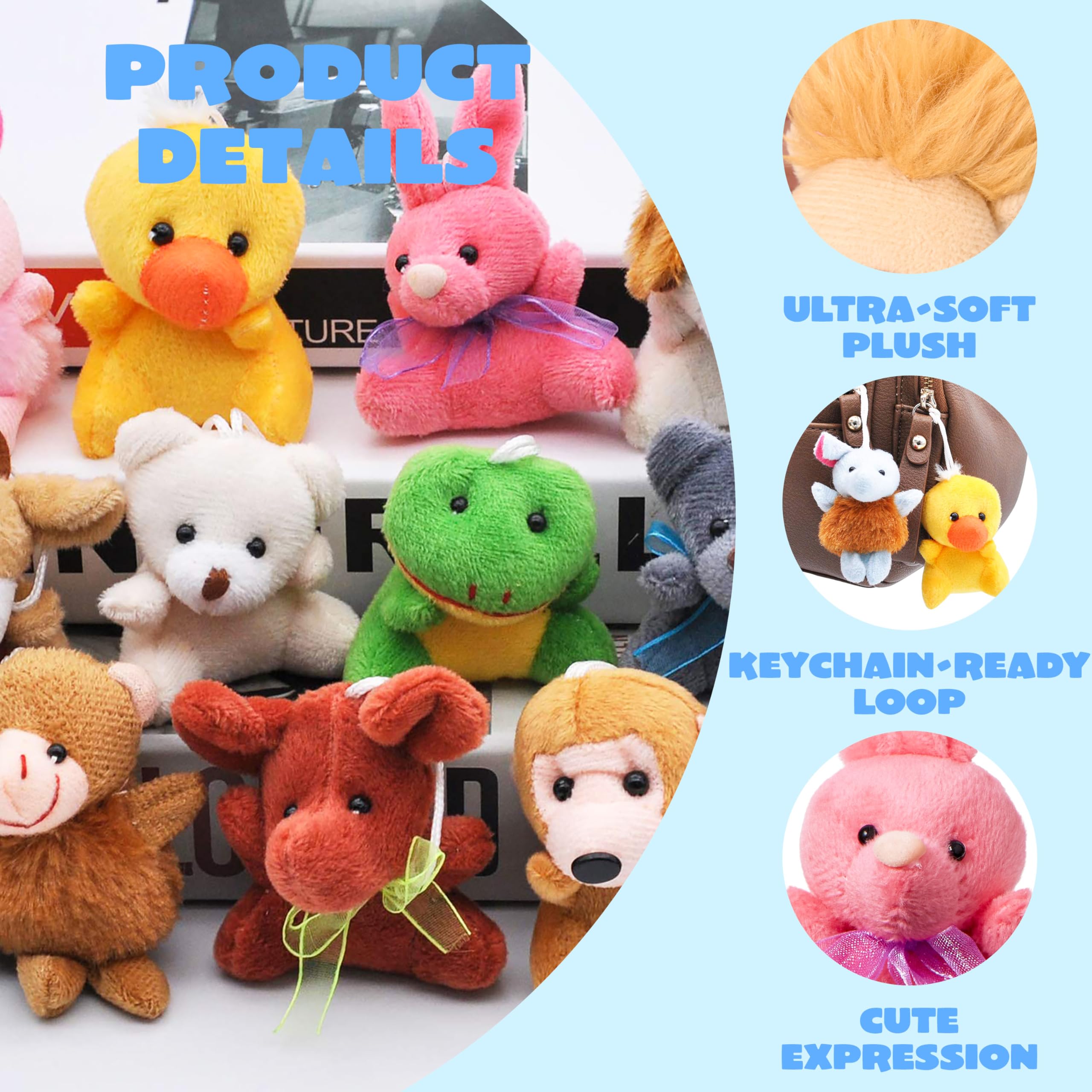 JOYIN mini animal in hand showing compact size and portability