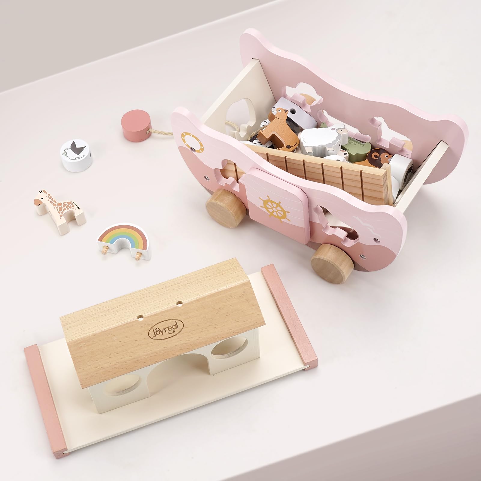 Joyreal lifestyle nursery display presenting keepsake gift and educational play