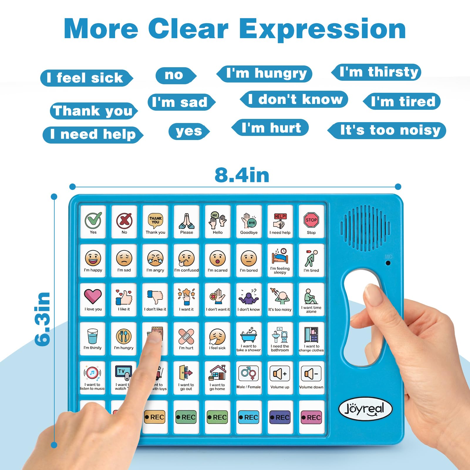 Joyreal male/female voice switch detail to match preferred spoken voice