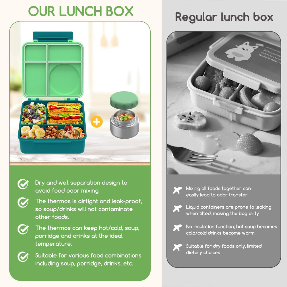 JoyYum removable divider detail showing flexible portioning and sauce compartment use