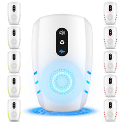 Jqely front view plug in repeller showing compact design and easy installation benefit