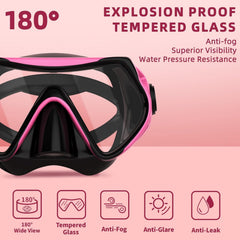 jring tempered glass close-up highlighting anti-fog finish for consistent clarity