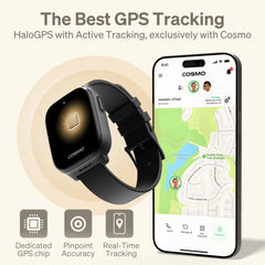 JrTrack worn by child in a park illustrating real-time tracking and safety