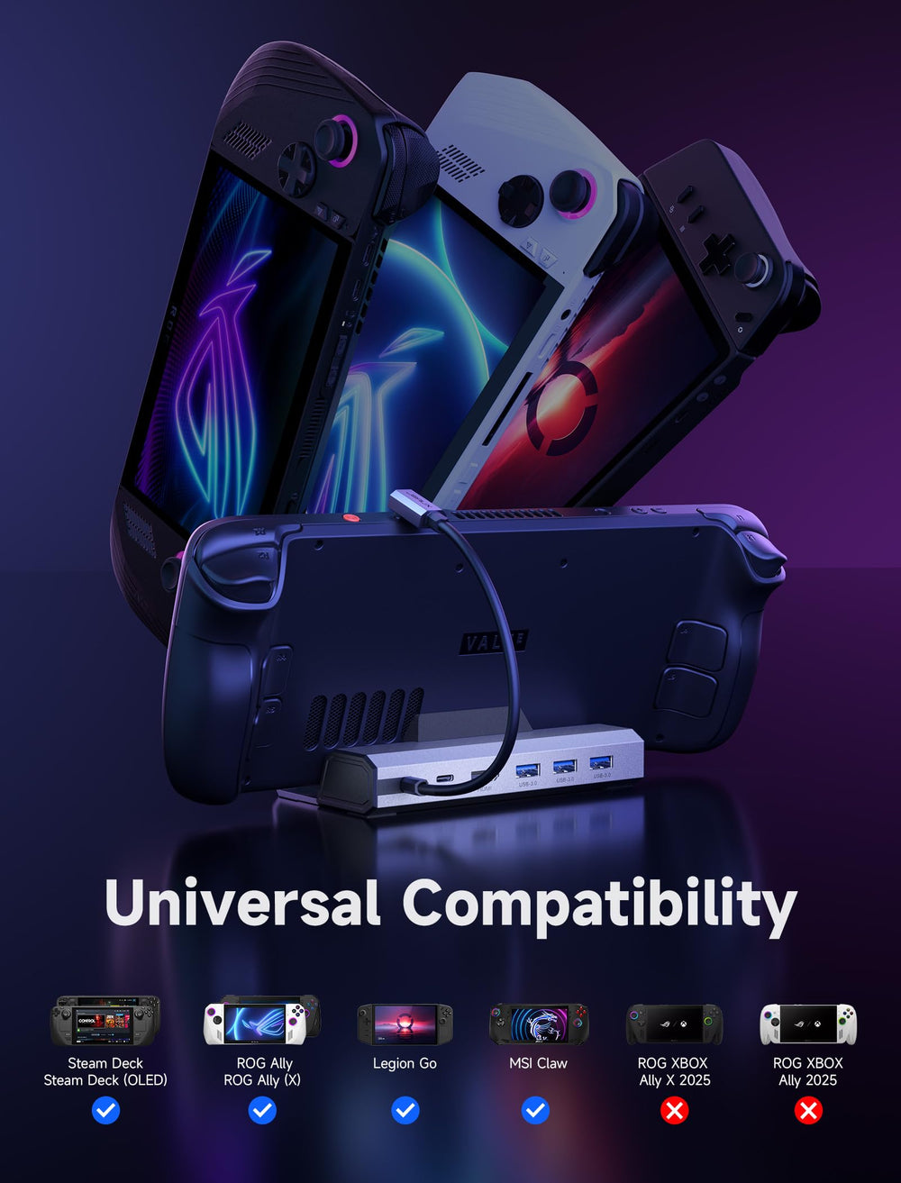 JSAUX closeup of HDMI port highlighting 4K@120Hz support for smooth visuals