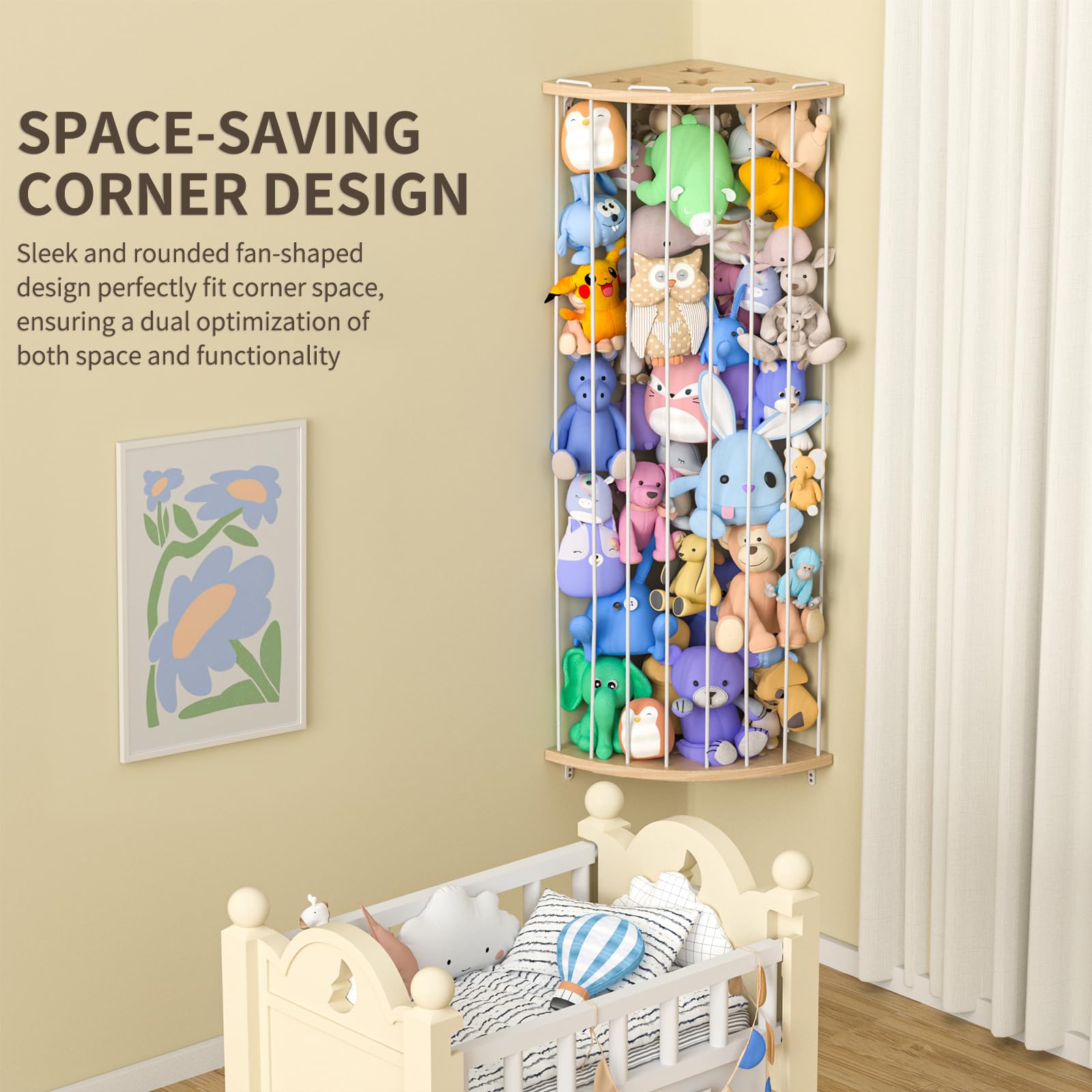 Jtksfcl elastic opening detail for easy toy access and child-friendly use