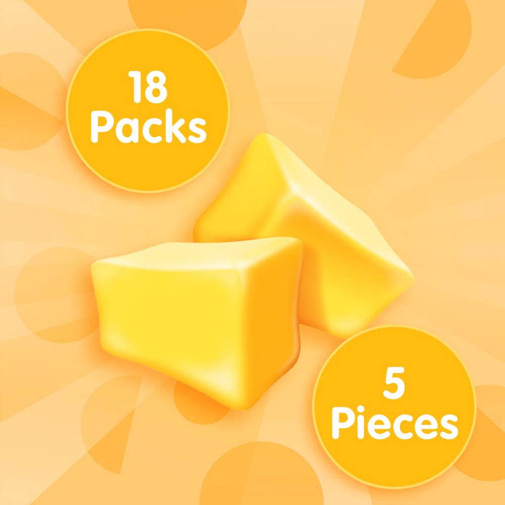 Juicy Fruit individually wrapped pieces highlighting hygiene and portability