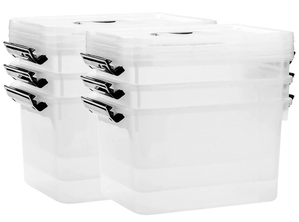 JUJIAJIA bins organized on a pantry shelf illustrating tidy food storage benefit
