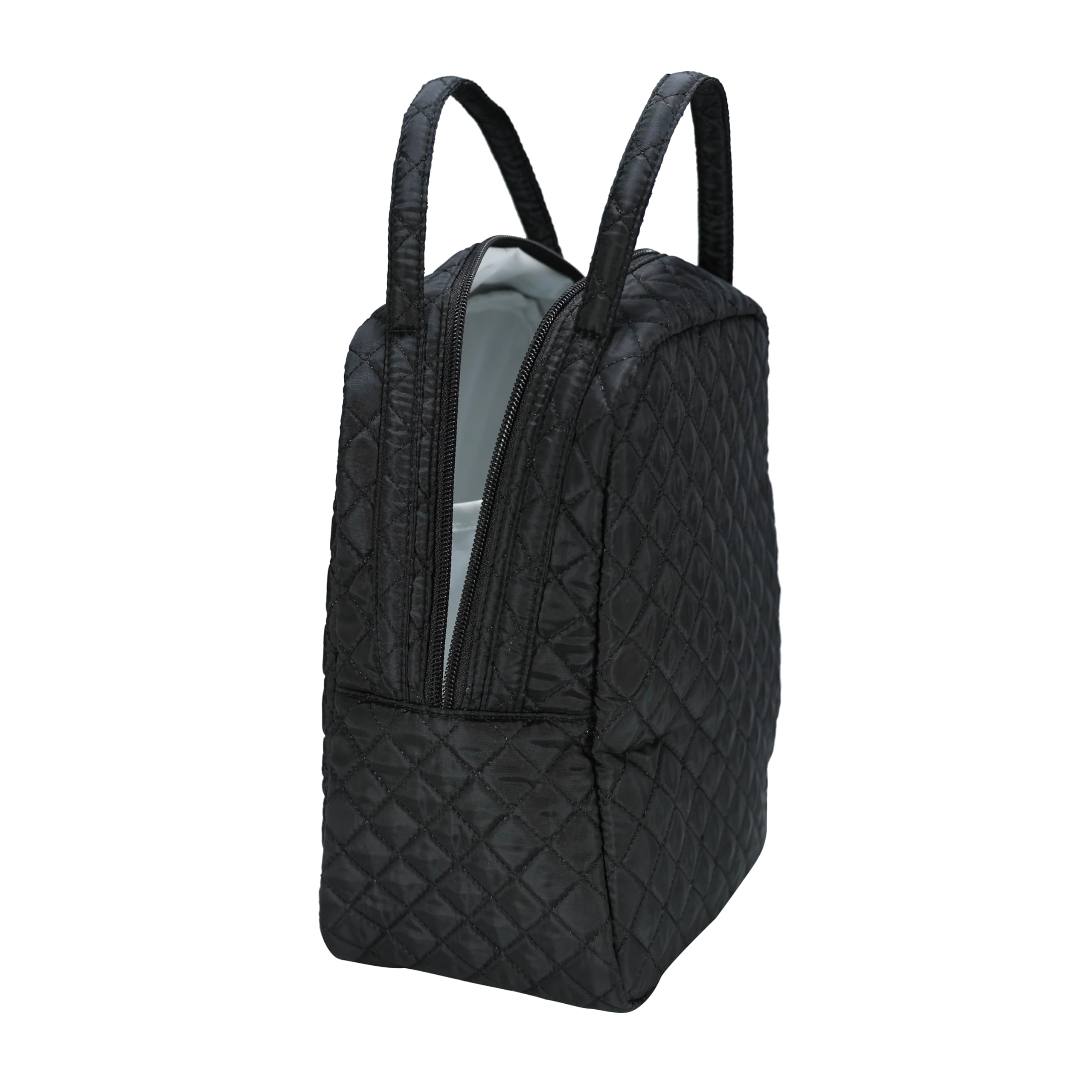 Jula Vance closeup of quilted texture showing durable stylish finish benefit