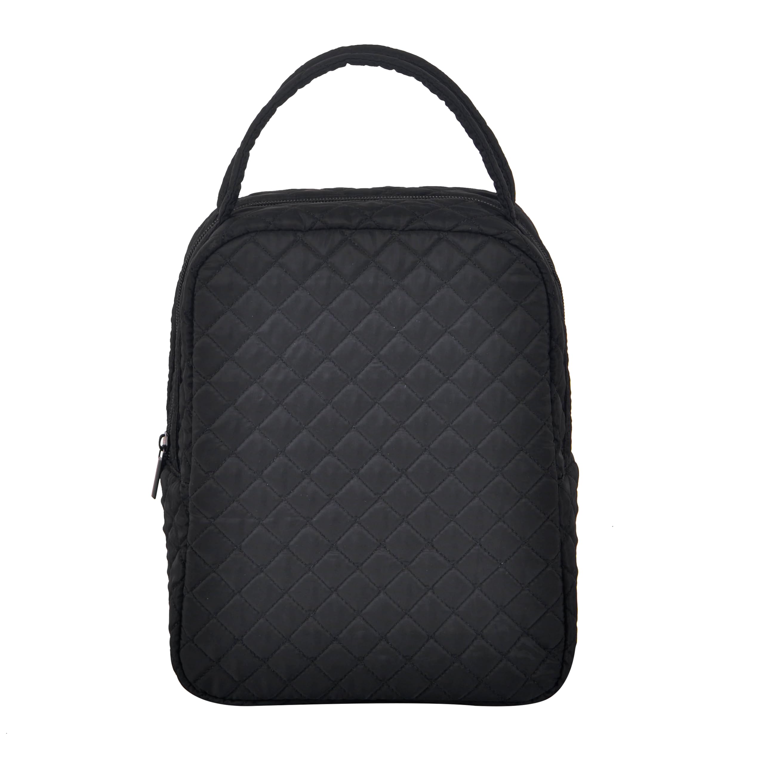 Jula Vance lunch tote in commuter setting showing everyday convenience benefit