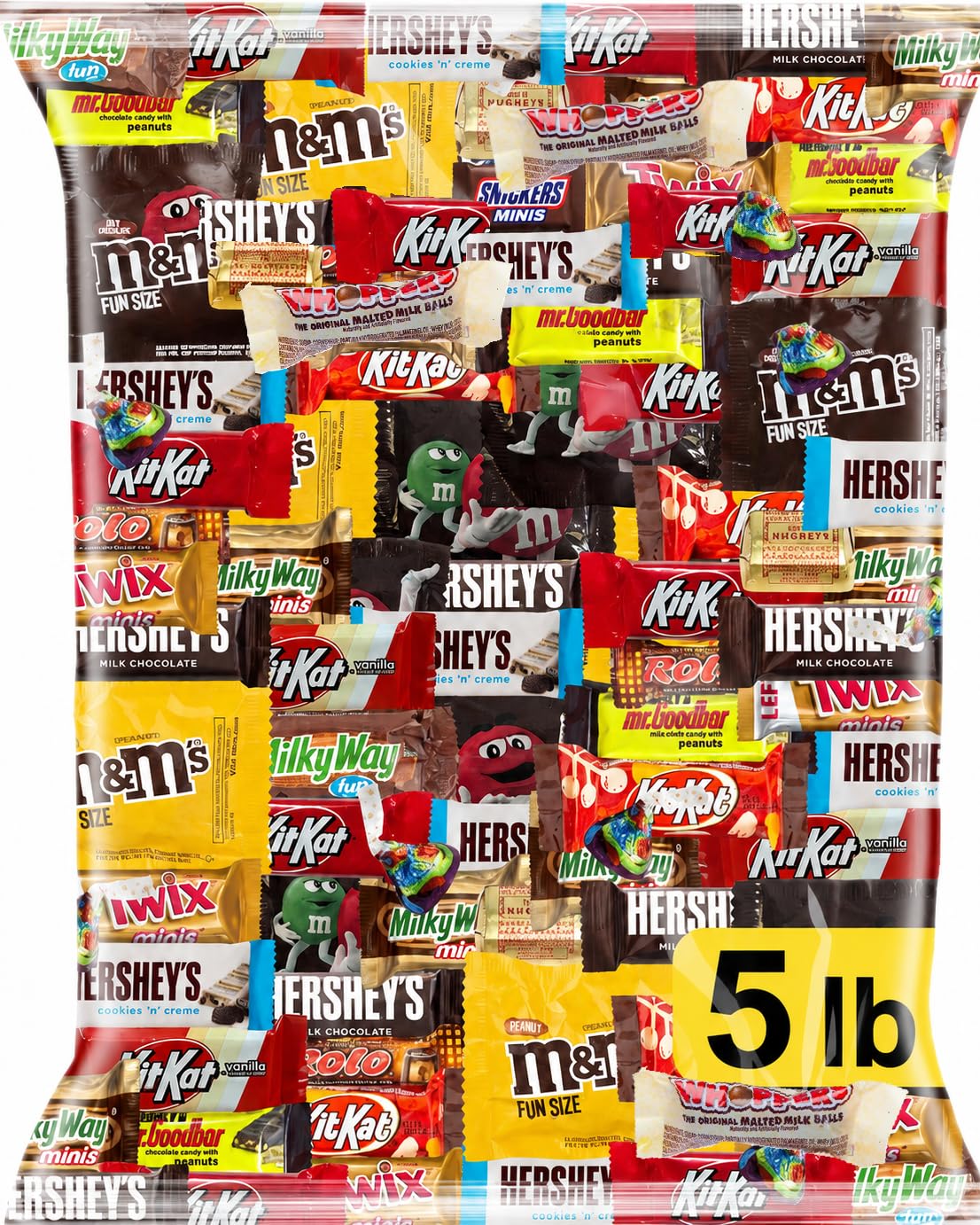 Jumblet front packaging showing assorted individually wrapped bars for easy sharing
