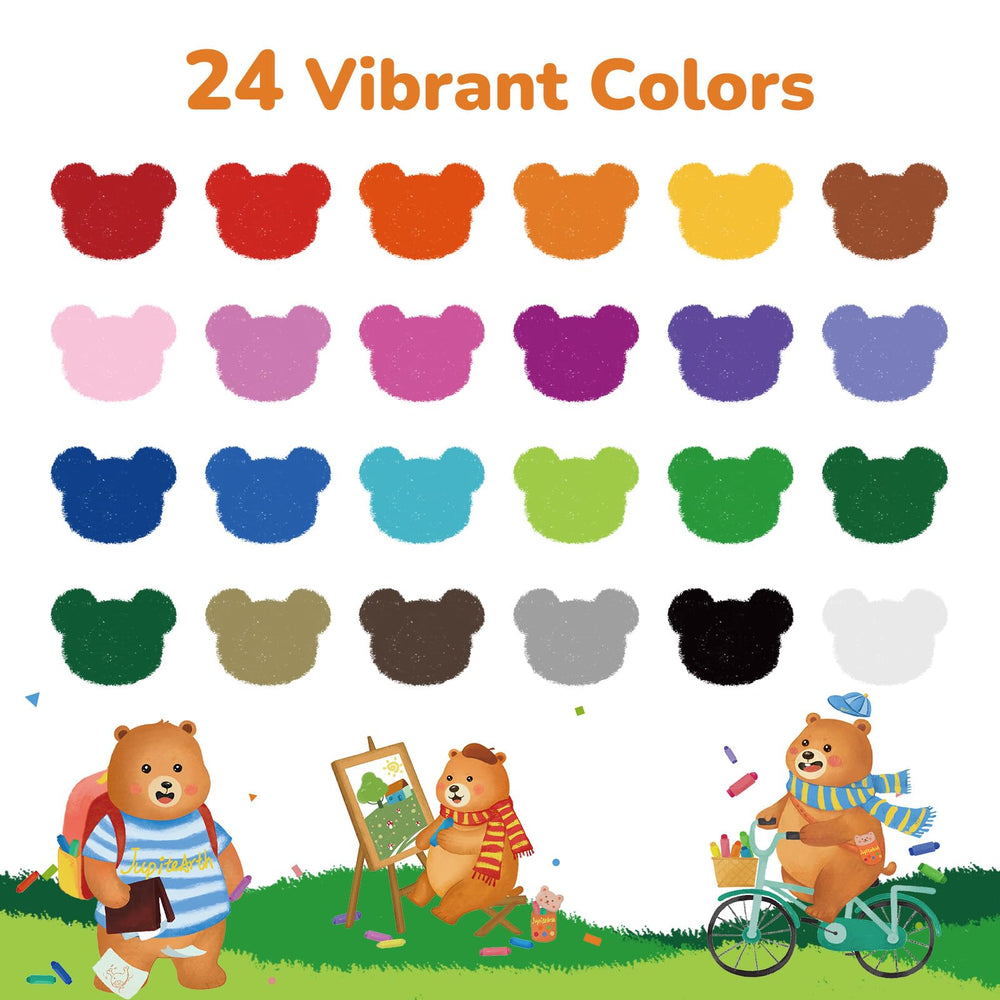 JUPITEARTH included sticker sheets and paintbrush for mixed-media play