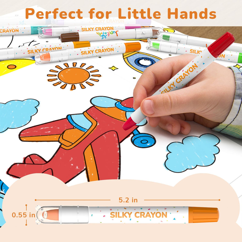 JUPITEARTH twist mechanism detail demonstrating easy-grip action for kids