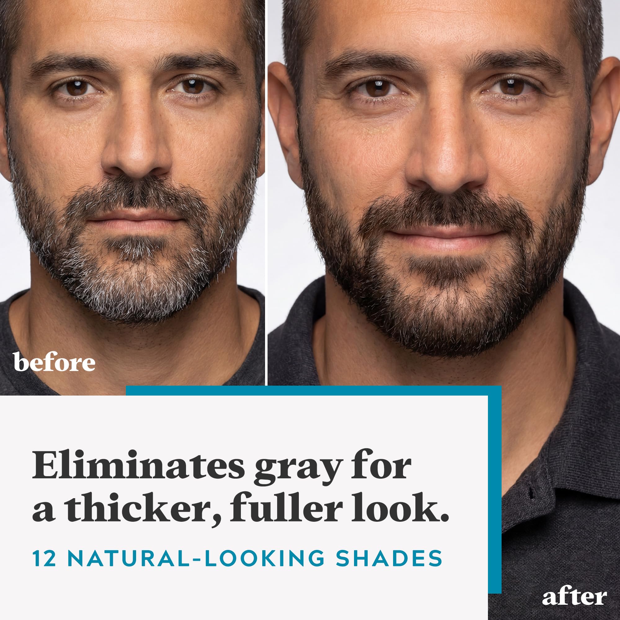 Just For Men brush and dye tube close-up illustrating easy application