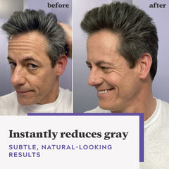 Just For Men comb-in applicator close-up for precise application benefit