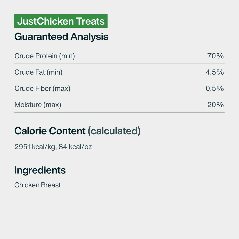 JustFoodForDogs happy dog eating treat illustrating palatability and satisfaction