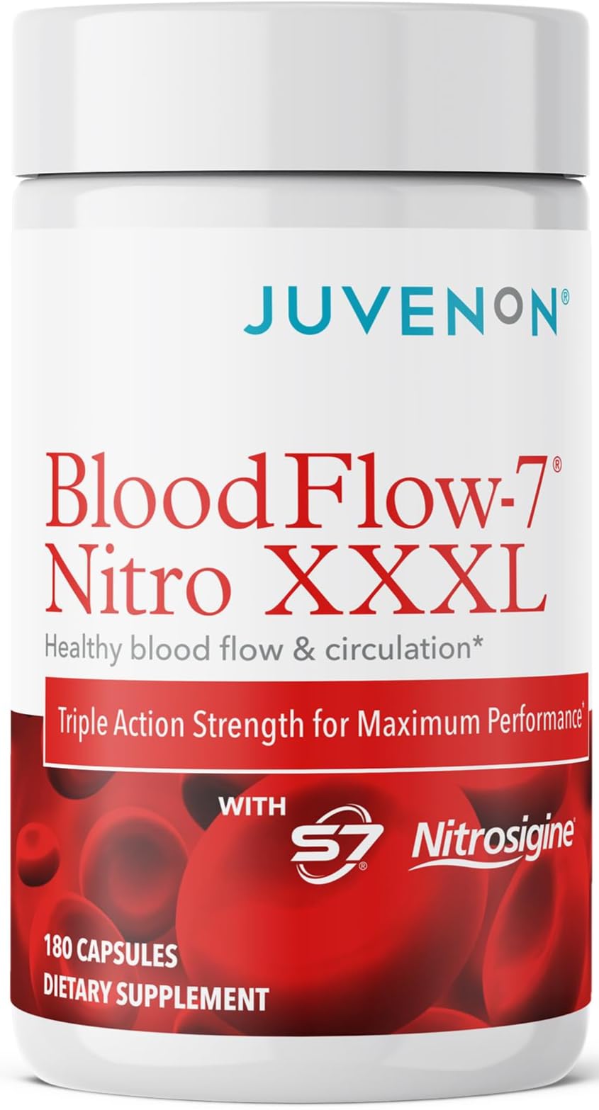Juvenon front packaging showing product and benefits for circulation