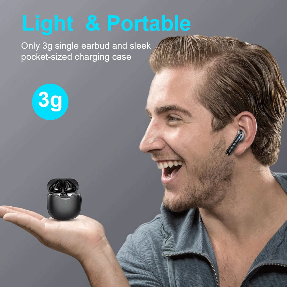 Jxrev charging case USB‑C port view illustrating fast recharge and extended playtime