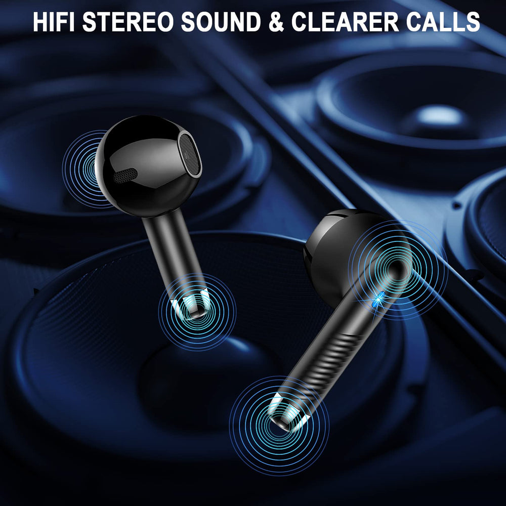 Jxrev earbuds with water droplets illustrating IP7 nano-coating protection against sweat and light rain