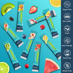 JYNOREX mixed drink in clear bottle demonstrating vibrant flavor and refreshing hydration