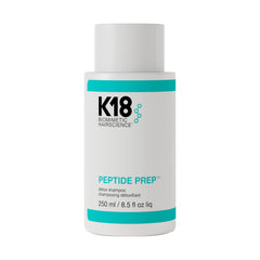 K18 Peptide Prep Detox Shampoo front bottle showing label and size for clarity and trust