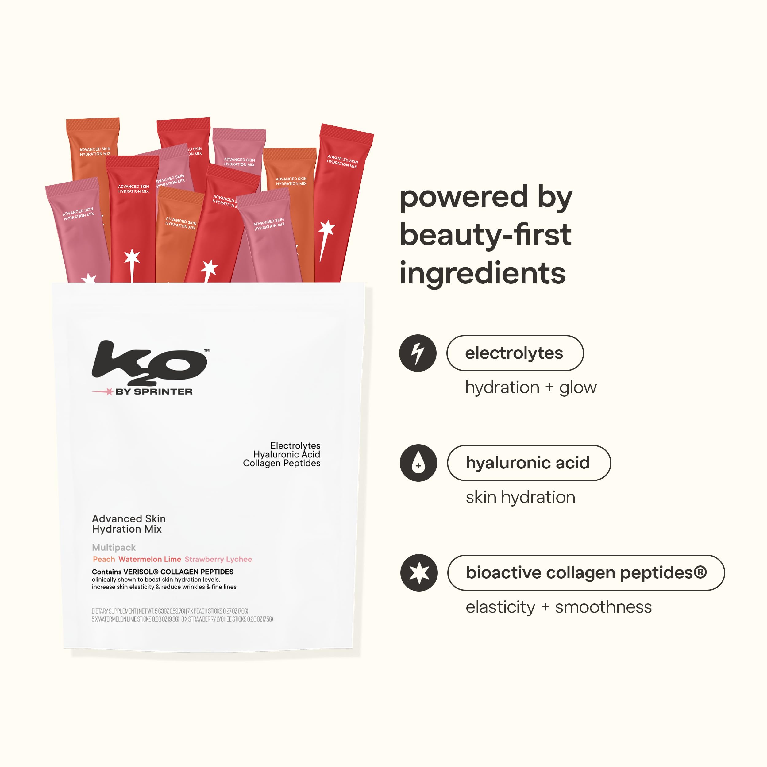 k2o powder close-up texture, showing fine mixable powder for fast dissolution