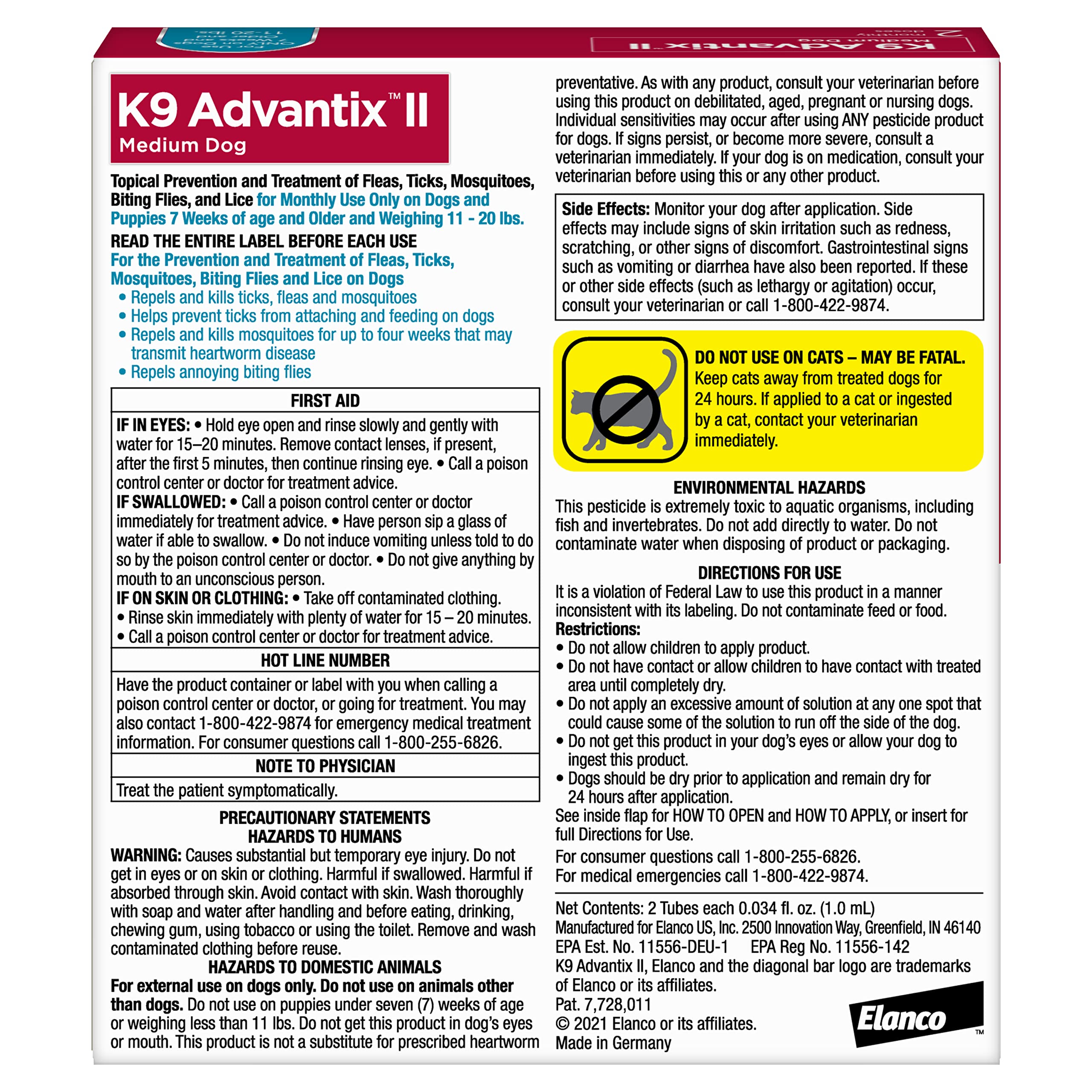 K9 Advantix applicator close-up illustrating easy, precise application