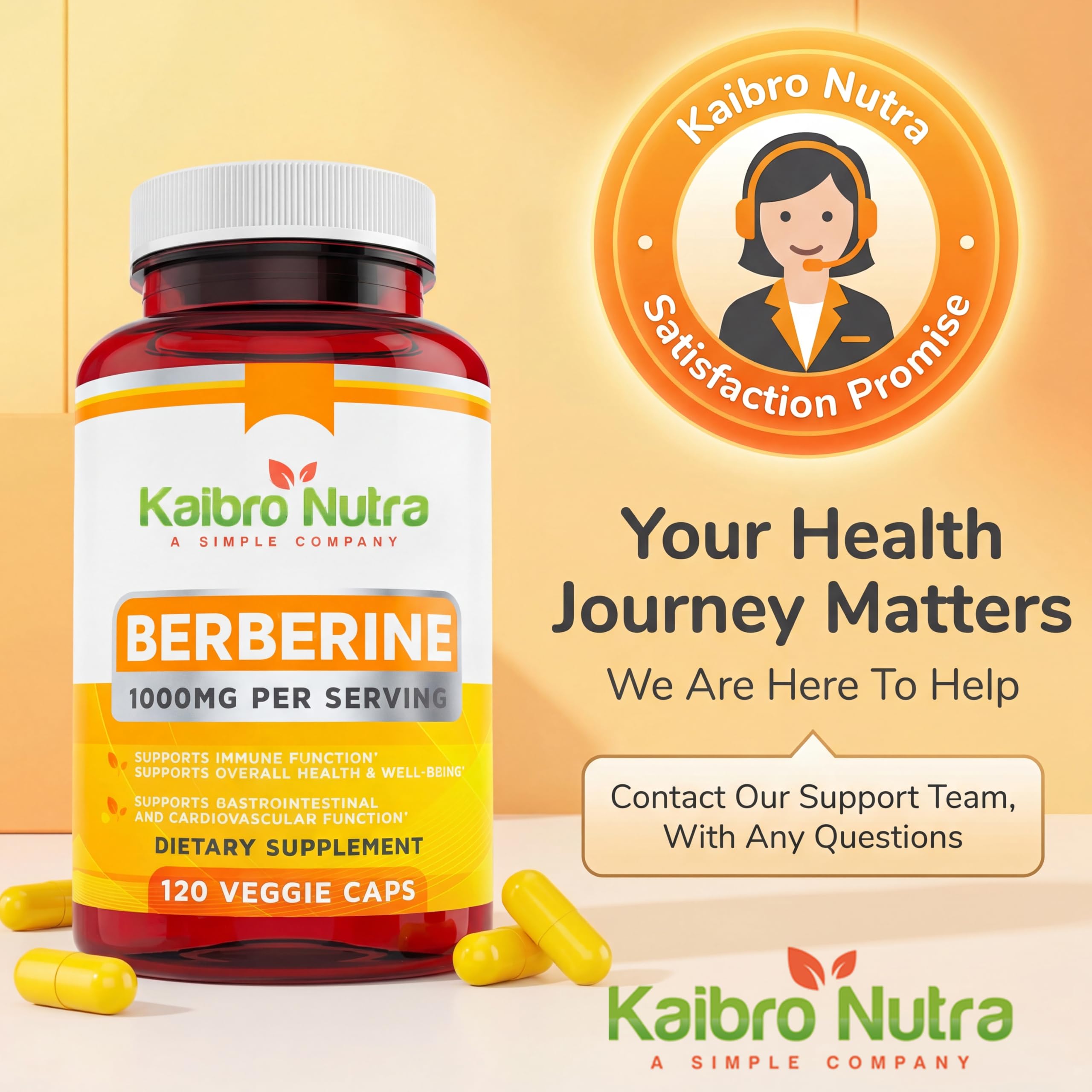 Kaibro Nutra GMP quality seal close-up indicating manufactured-in-USA reliability