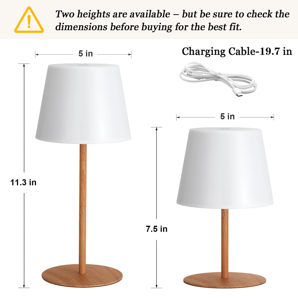 Kakanuo bedside lamp in warm mode creating calming nightlight ambiance