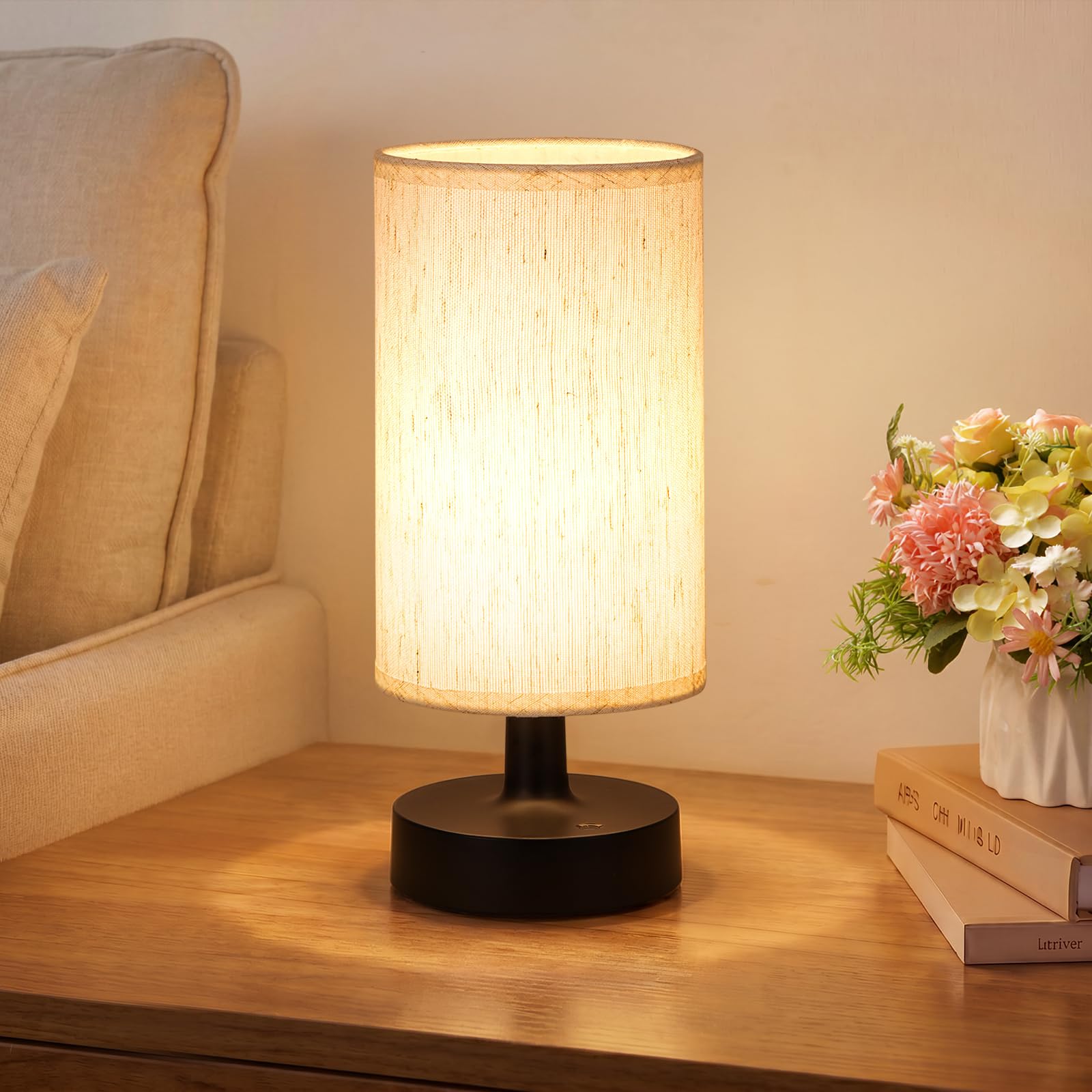 Kakanuo front view of cordless lamp showing compact design and ambient benefit
