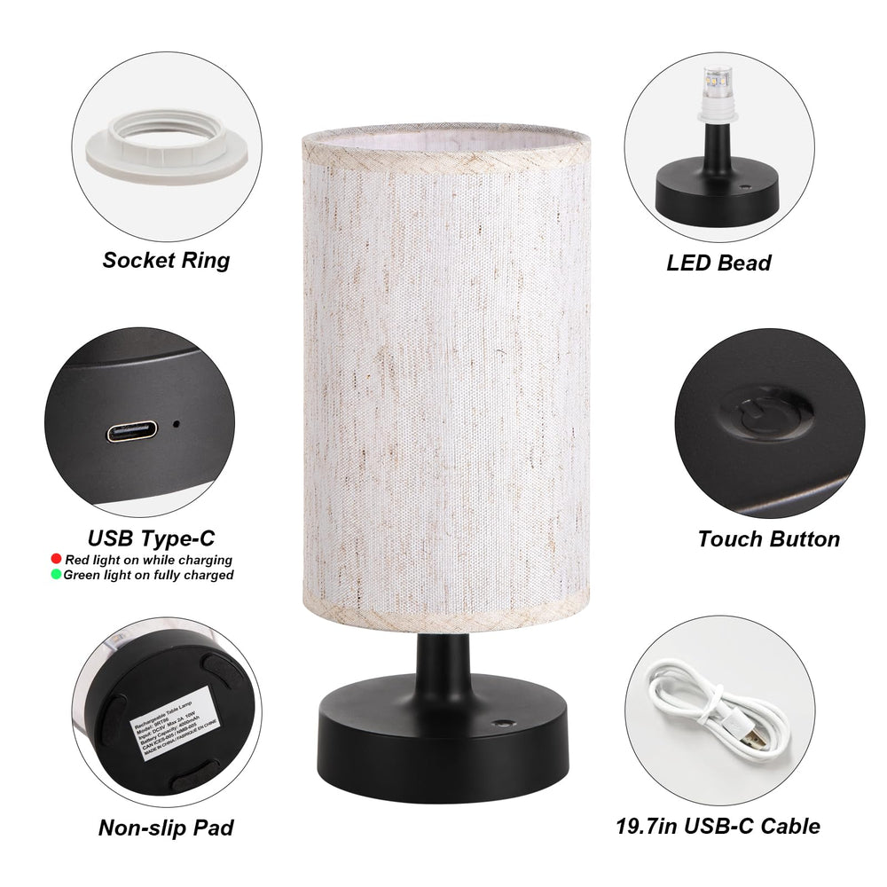 Kakanuo USB-C charging port with cable highlighting convenient recharging