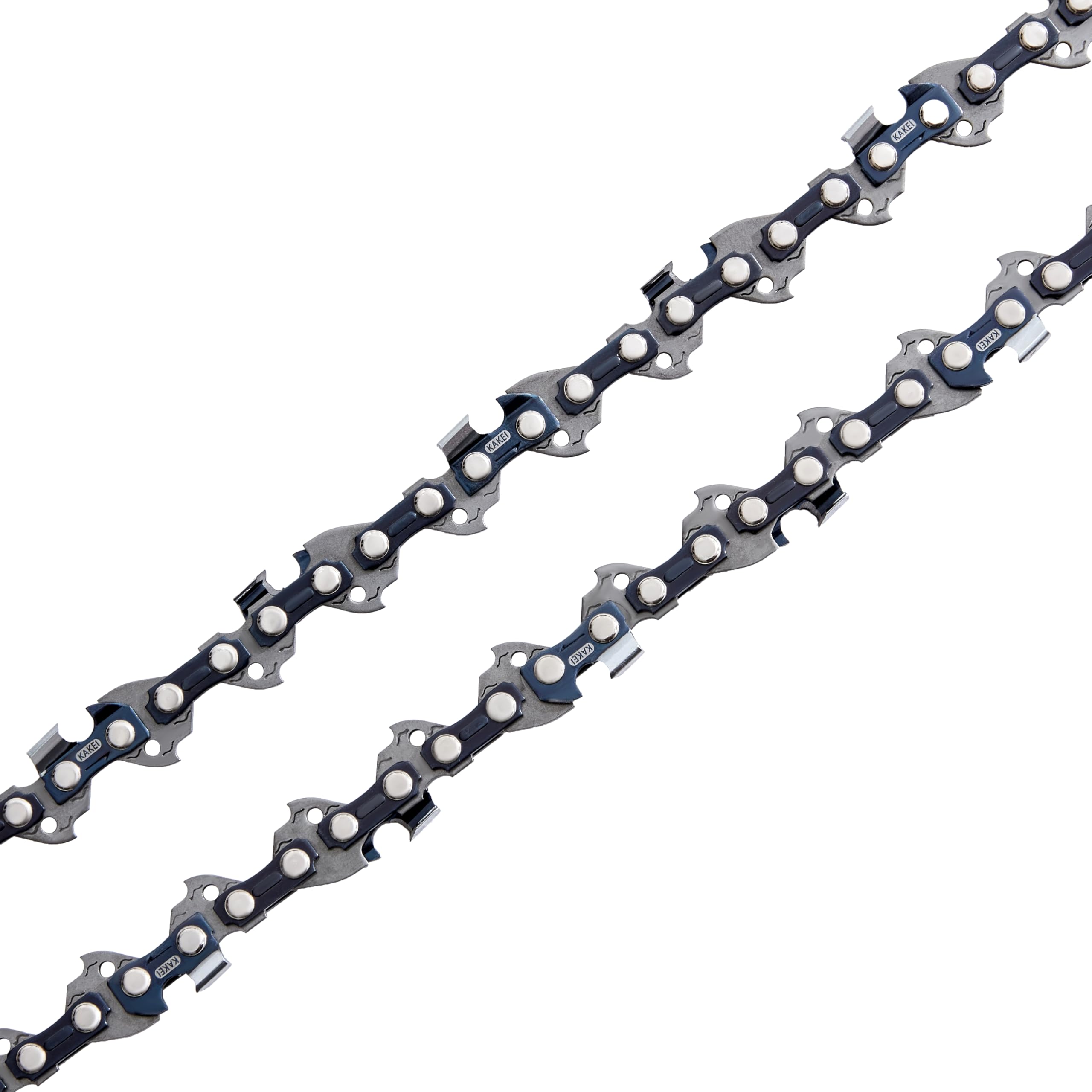 KAKEI chain beside ruler showing 16 inch length for quick sizing