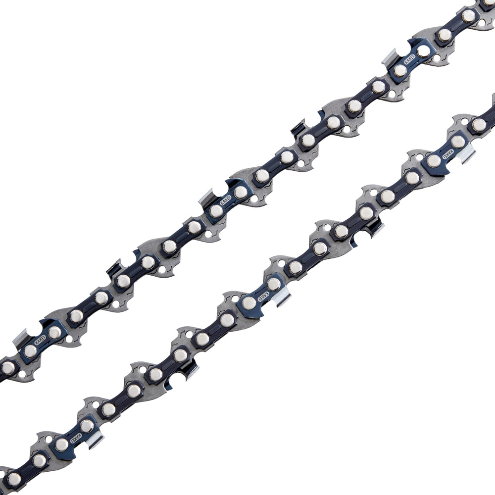 KAKEI chain beside ruler showing 16 inch length for quick sizing
