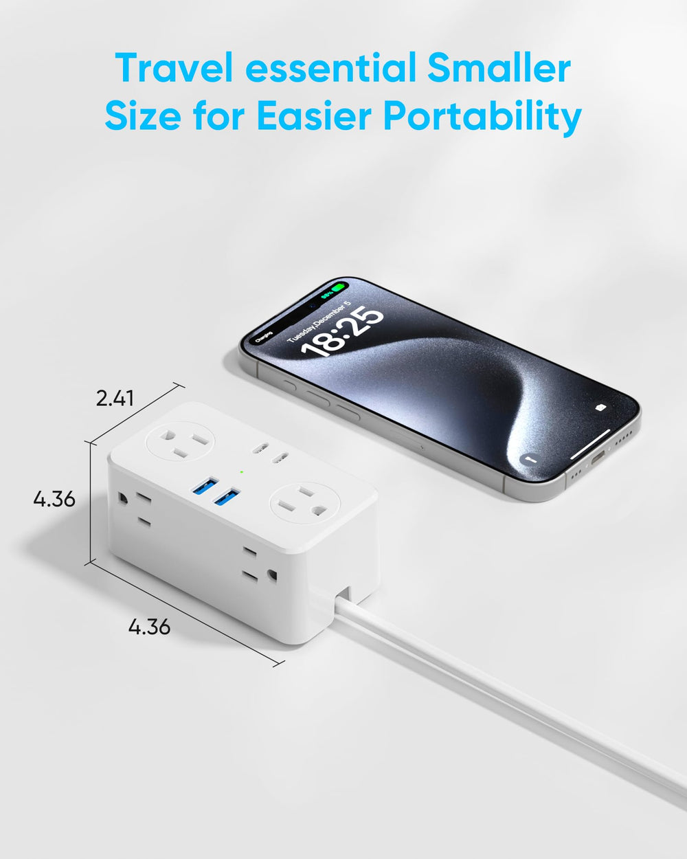 kakyanill plugged into hotel wall outlet powering laptop and phone for convenient travel charging