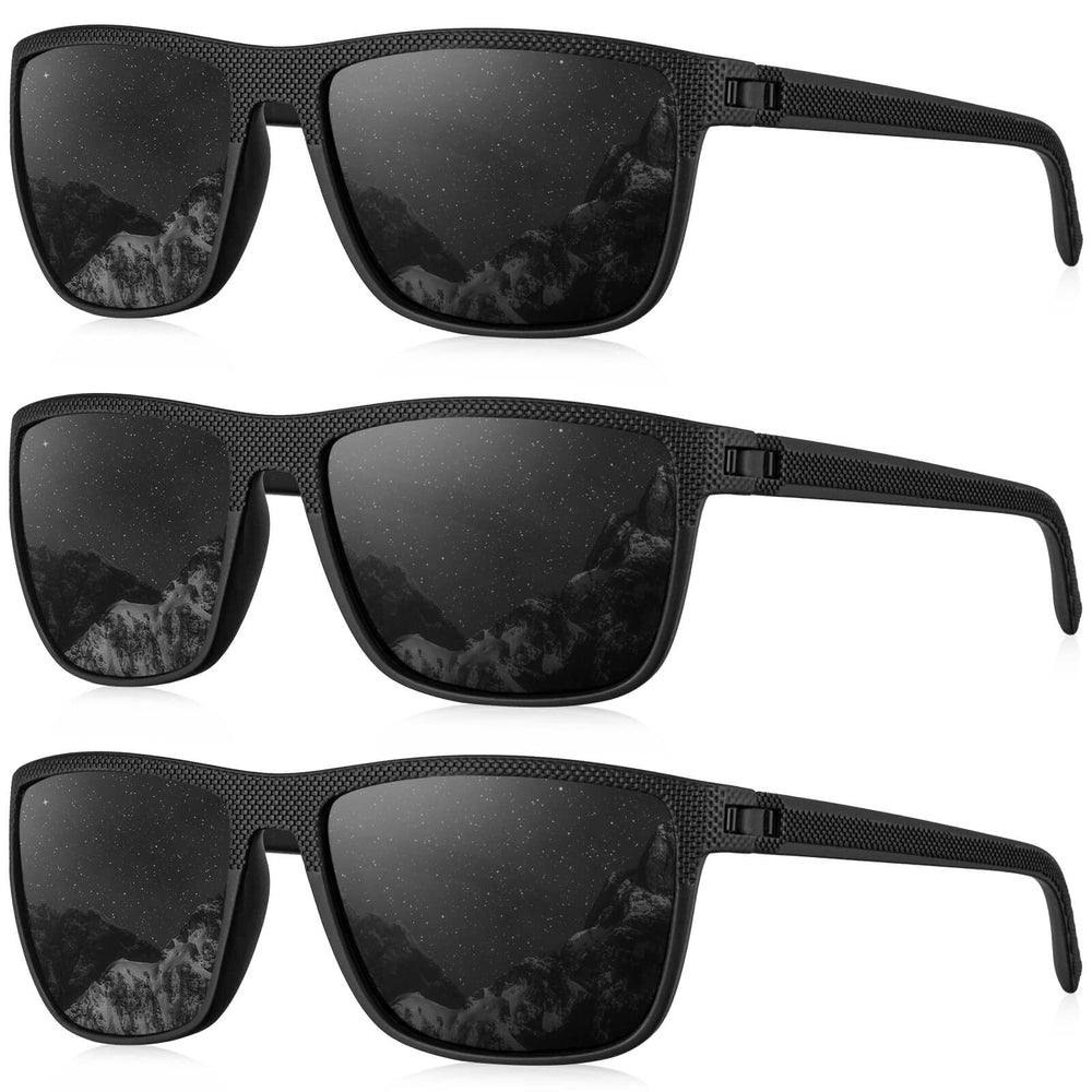 KALIYADI front view of black rectangular frame showing stylish protection