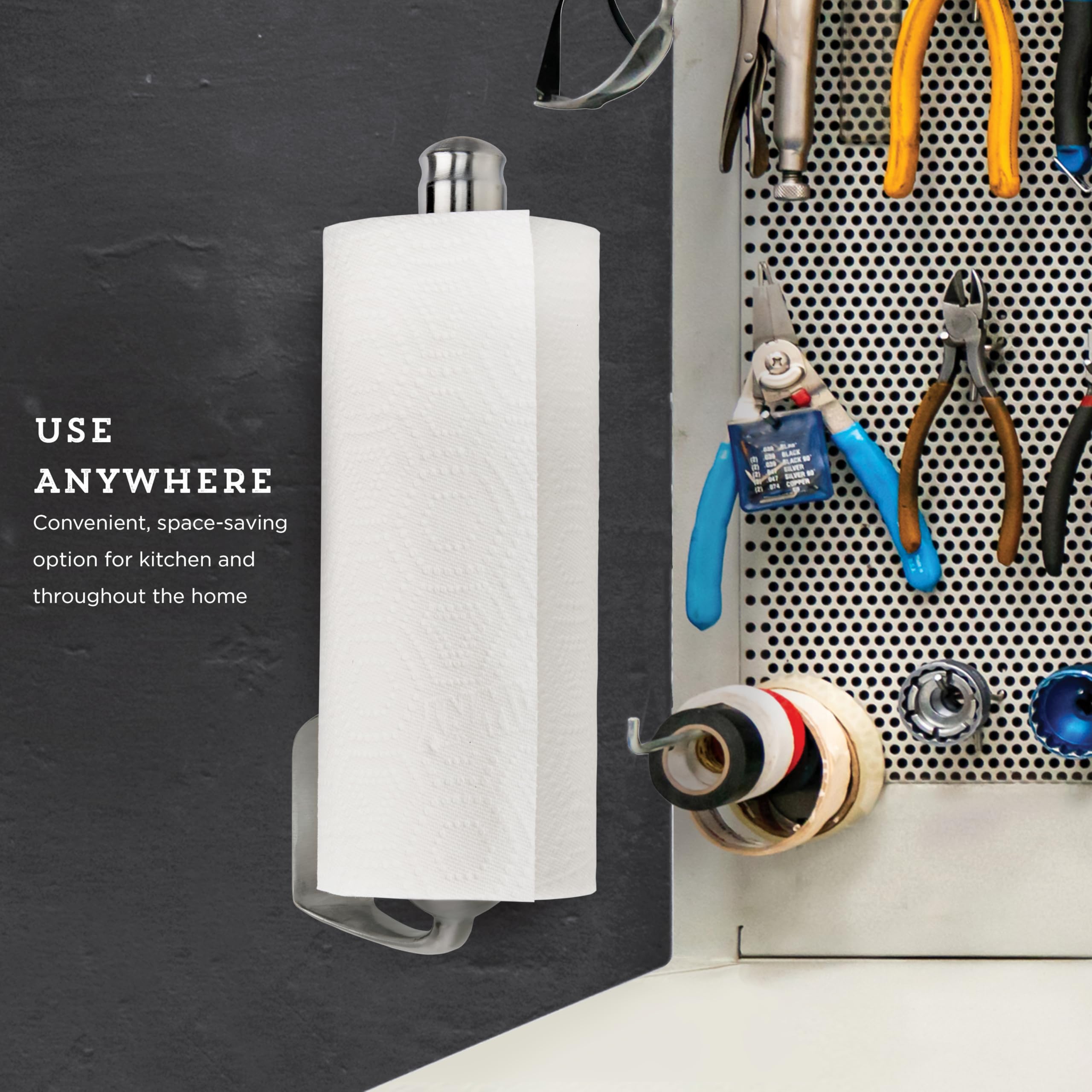 Kamenstein in kitchen lifestyle setup adds tidy one-handed convenience